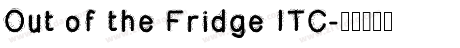 Out of the Fridge ITC字体转换